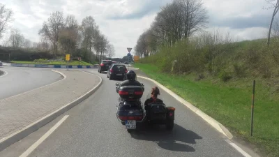 Jever - Dziwna ta niemka obok. #motocykle #heheszki #smiesznypiesek