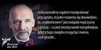 RedRight - Korwin jako liberał uważa, że język będzie się samoregulował. Tymczasem to...