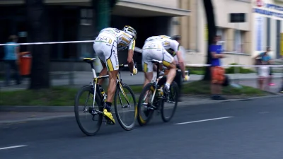 Traviu - Nie jestem mistrzem fotografii, ale lubię to zdjęcie. Tour de Pologne, Katow...