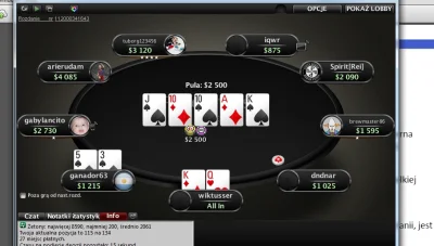 wiktusser - #pokerhand preflop raise 300, call. flop raise 600 call. wszędzie Ci się ...