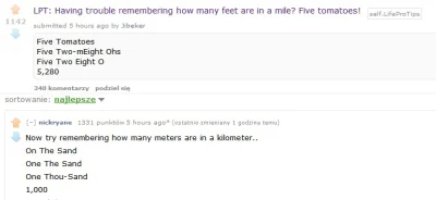 upon - Przeklejka z #reddit



Jak łatwo zapamiętać ile stóp ma mila 



(✌ ﾟ ∀ ﾟ)☞ #...