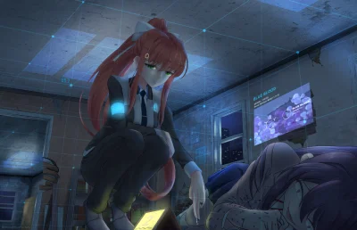 bakayarou - #randomanimeshit #dokidokiliteratureclub #detroitbecomehuman #monika #yur...