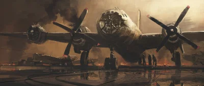 Procyon95 - Bomber - autor Emmanuel Shiu
#digitalpainting #iiwojnaswiatowa #art #szt...