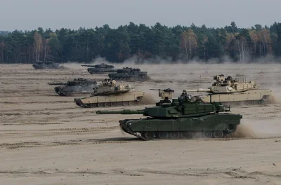 T.....d - Polskie Leopardy i amerykańskie Abramsy na ćwiczeniach w Polsce, 2015r.
#c...