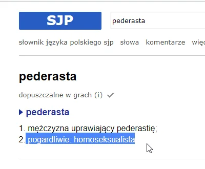 c.....u - @kierownik_internetu: za pogardliwe pojęcie ze słownika języka polskiego