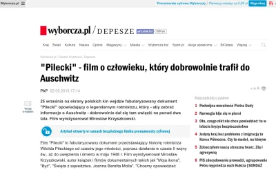 wroclawowy - Znienawidzona WYBORCZA milczy na temat patriotycznego filmu!!!11

Oh, ...