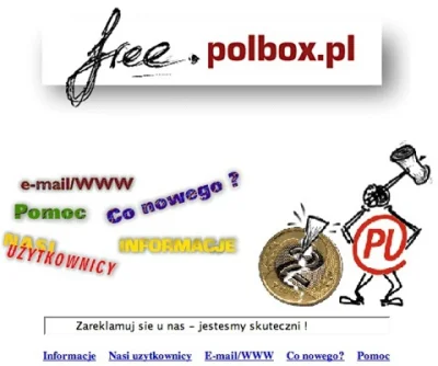 RudeBoy - Pamiętacie polbox.pl? Polskie internety z zeszłego wieku :D
#internet #gim...