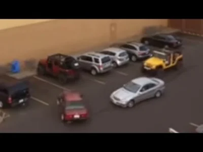 Mesk - Lepiej nie kraść Jeepom miejsc parkingowych...