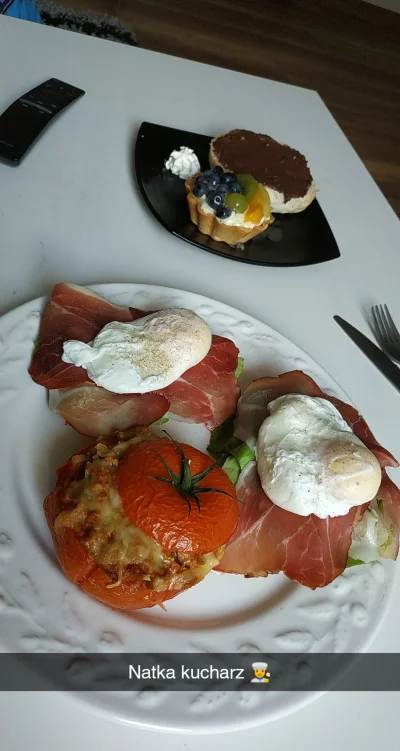natkasratka - Popełniłam śniadanie dla niebieskiego 乁(♥ ʖ̯♥)ㄏ #gotujzwykopem