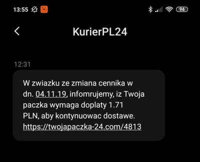 thebearded0ne - Mirki nie dajcie się naciągnąć na takie SMS. Dzisiaj takiego dostałem...