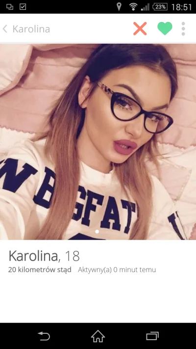 Fredericksen - Na 18stke mi nie wygląda, aczkolwiek zdjęcie całkiem całkiem #tinder