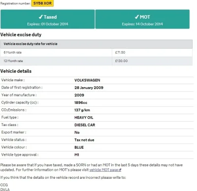 thomaso123t - Samochod zarejestrowany w Angli

Tutaj mozna zdobyc informacje o wlasci...
