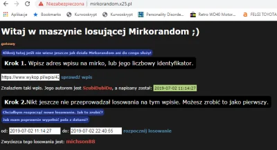 SzubiDubiDu - @SzubiDubiDu: zwycięzcą zostaje @michson88

PS. napisz na PW albo odb...