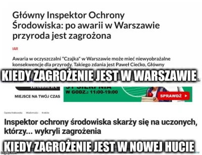 DanielPlainview - A przy wyciekach odpadów toksycznych z huty w Krakowie...