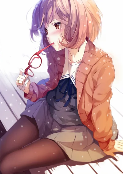 n.....S - #randomanimeshit #kyoukainokanata #miraikuriyama #meganekko #