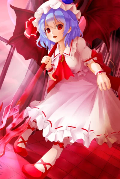 M.....r - #randomanimeshit #redeyesalert #touhou #remiliascarlet #shiron # @mar0uk