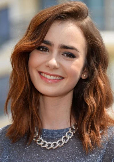 sinusik - #ladnapani #kwestiagustu #lilycollins #sniezka (｡◕‿‿◕｡)