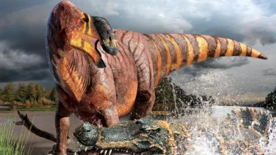 CrazyDino - Rekonstrukcja przyżyciowa Rhinorex condrupus - nowego dinozaura kaczodzio...