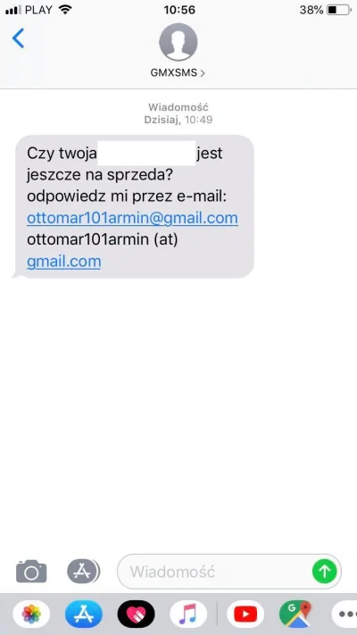 Beyblade - Czy ktoś wie czy to spam czy normalna możliwość wysłania SMSa? - zrzut sms...