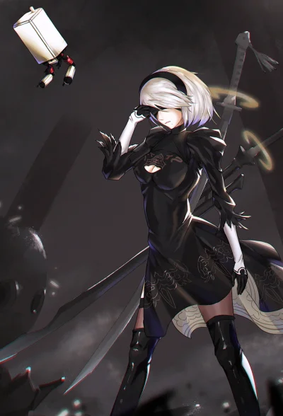 n.....S - #randomanimeshit #nierautomata #yorha2b #