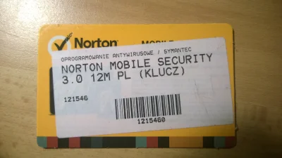 MrProfeska - Mam do oddania kod do Norton Mobile Security na #android. Jeżeli ktoś je...