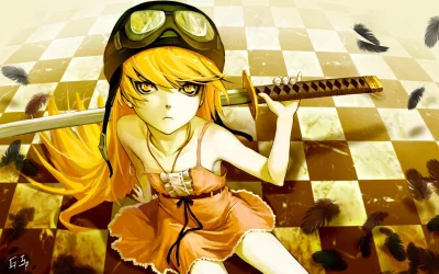 Smuffiasty - #randomanimeshit #monogatari #kizumonogatari #shinobuoshino #girlsandswo...