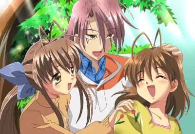 LlamaRzr - #randomanimeshit #clannad #nagisafurukawa #sanaefurukawa #akiofurukawa #an...