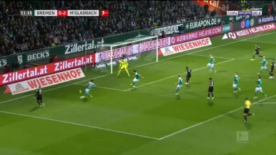 nieodkryty_talent - Werder Brema 0:[3] Borussia Moenchengladbach - Alassane Plea, hat...