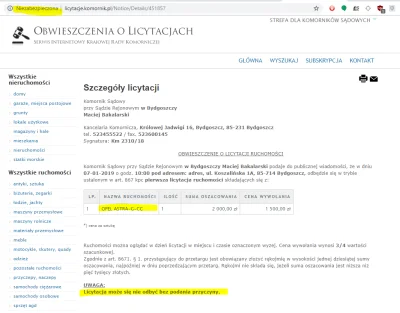 r.....a - Kiedy porządek zrobią z licytacjami komorniczymi? Ten portal z obwieszczeni...