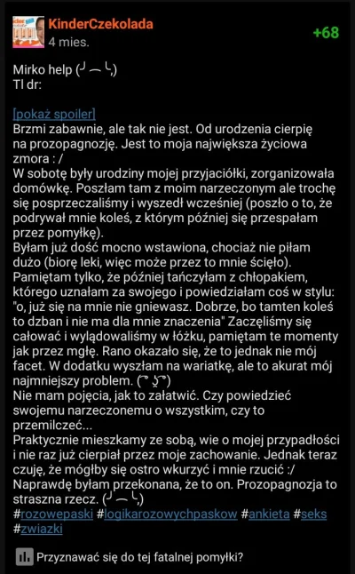 Rozbojnik_Alibaba - @KinderCzekolada a powiedziałaś facetowi, że przez przypadek ruch...