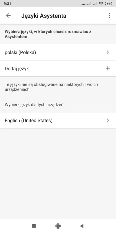 Santer - @zolwik89 Polski, chyba że ten angielski dla Google Home coś miesza