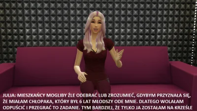 Adu_Jean - W Big Brother Sims Uczestnicy podczas zadania musieli odpowiadać na niewyg...