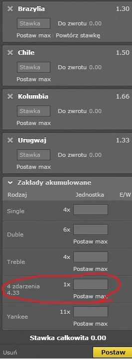 maciej1711 - @Rodriquez88: Nie, nie nie. Źle kombinujesz :D



Legia Warszawa – Śląsk...