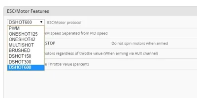 IreuN - @hrumque: No ja nawet na Naze32 widzę w opcjach Dshot, to też obsługuje? XD
...