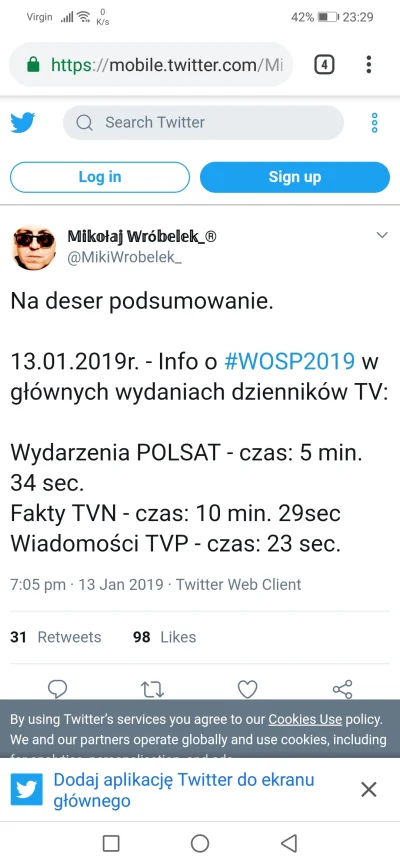 MarianoaItaliano - #wosp #wosp2019 #ciekawostki #Polsat #tvPiS #TVN #media