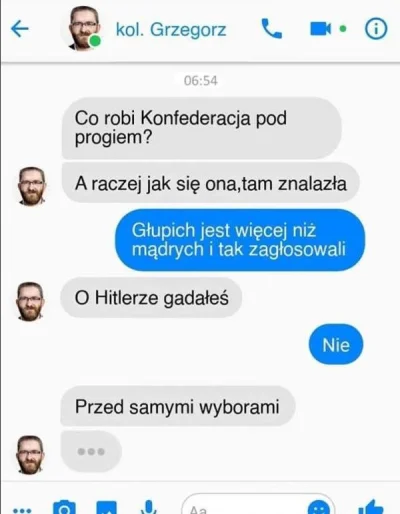 bedziemywkontakcie - ( ͡° ͜ʖ ͡°)
#konfederacja #wybory #heheszki #humorobrazkowy