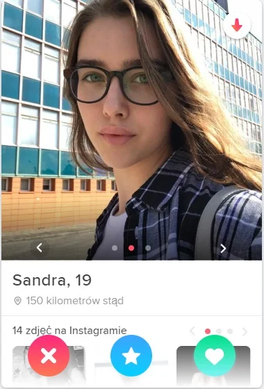 AurenaZPolski - Poznajcie Sandrę, Sandra studiuje na politechnice.
#tinder