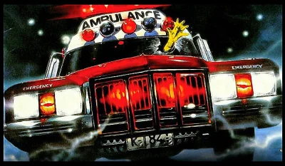 Montago - A to tytułowy ambulans...
Cadillac Miller-Meteor, rocznik 1973.