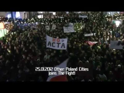 Mawak - 4 lata temu chcieli wprowadzić ACTA to #!$%@?śmy protesty które rozlały się n...