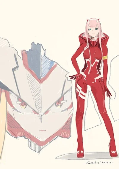 M.....l - #codziennazerotwo #randomanimeshit #darlinginthefranxx #zerotwo #anime