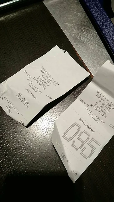 MaTyyy - Czy to normalne, że dostaje taki "paragon" w McDonalds? Bez kodu restauracji...