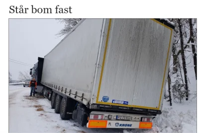 PMV_Norway - #zima #transport #tir 
Wczoraj, dzisiaj, za kazdym razem polska rejestr...