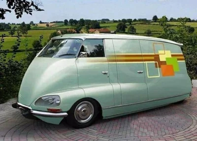 pcstud - 1960 Citroen DS Tissier Van #motoryzacja #ciekawostki