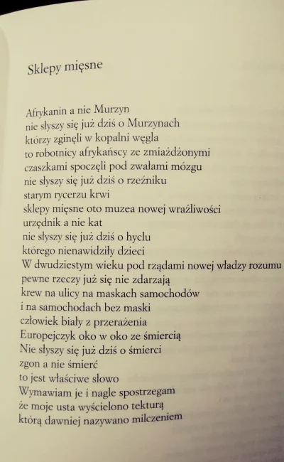 zbiczek - Adam Zagajewski - Sklepy mięsne

#poezja #wiersz #wiersze #odchaming