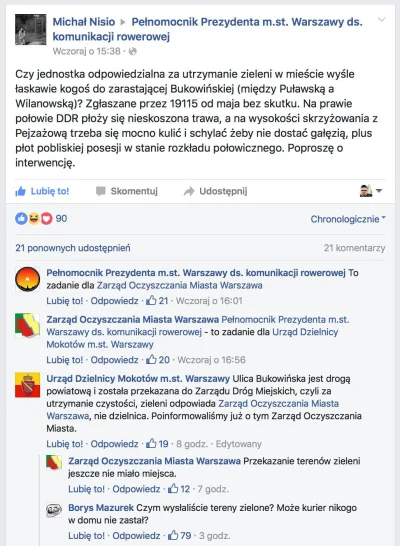 reod - źródło: https://www.facebook.com/PelnomocnikRowerowyWarszawa/posts/10535499513...