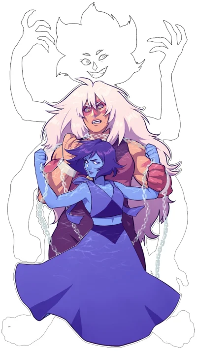 Ranfun - #randomcartoonshit #stevenuniverse #lapislazuli #jasper ♥ #malachite
@Shino...