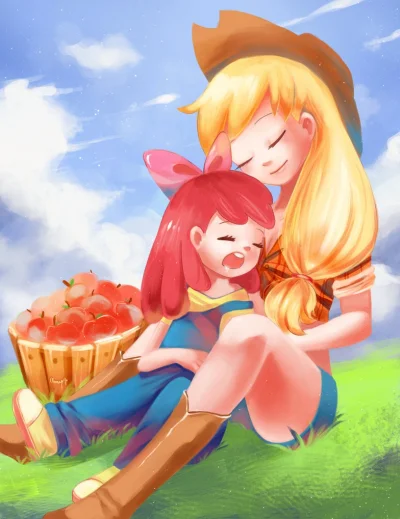 M.....r - #randomanimeshit #applebloom #applejack #mylittlepony #kucyki #mlp #amy3053...