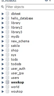 beliver - W workbenchu mam kilkanaście baz danych - niestety muszę przeinstalować cał...