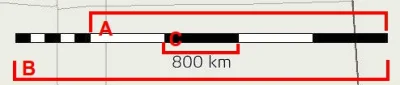 m.....s - > które zaznaczyłeś mają odpowiednio 800/25 = 32km i 800/5 = 160km. Jak kom...