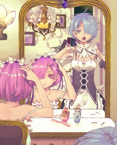 Sentox - #randomanimeshit #rezerokarahajimeruisekaiseikatsu #rezero #ram #rem #maid #